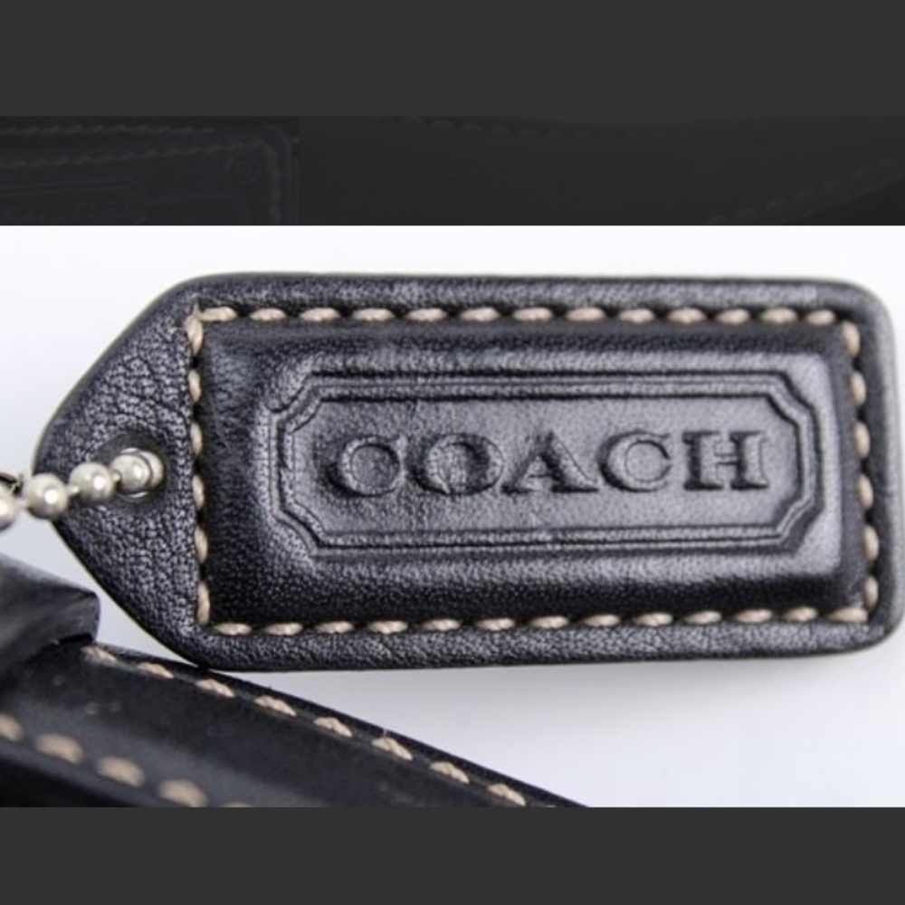 Black shoulder Coach bag - Picture 8 of 8